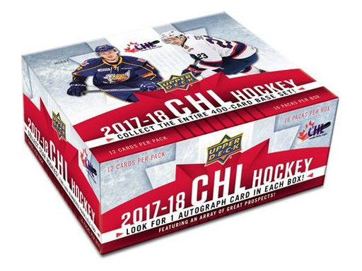 Sports Cards Upper Deck - 2017-18 - Hockey - CHL - Hobby Box - Cardboard Memories Inc.