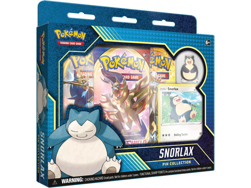 Trading Card Games Pokemon - Snorlax - Pin Collection - Cardboard Memories Inc.
