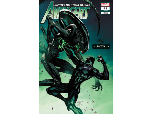 Comic Books Marvel Comics - Avengers 041 - Yu Marvel vs Alien Variant Edition - 5107 - Cardboard Memories Inc.