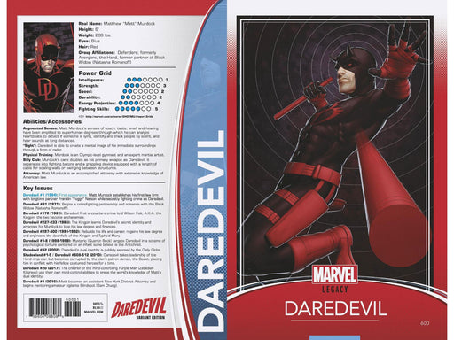 Comic Books Marvel Comics - Daredevil 600 - Trading Card Cover - 4399 - Cardboard Memories Inc.