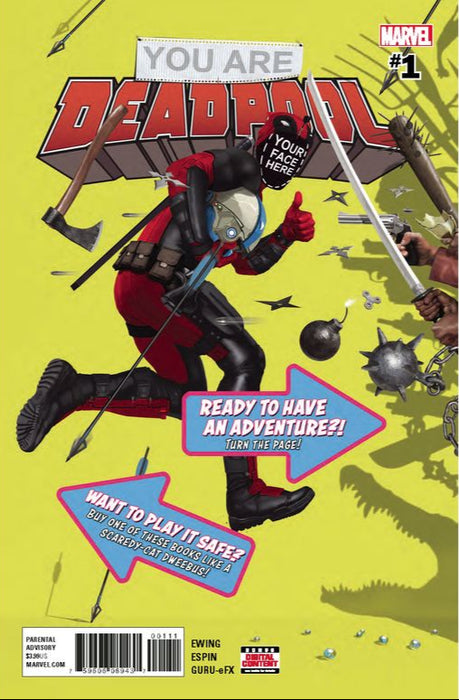 Comic Books Marvel Comics - You Are Deadpool (2018) 001 (Cond. FN+) - 4345 - Cardboard Memories Inc.