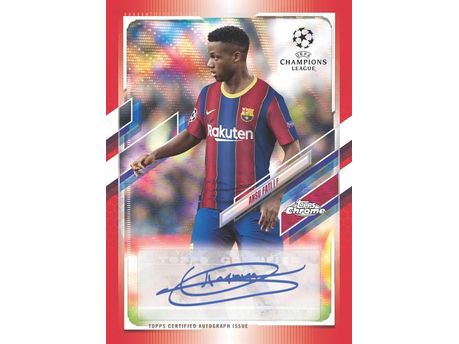 Sports Cards Topps - 2021 - Soccer - Chrome - UEFA Champions League Chrome - Hobby Box - Cardboard Memories Inc.