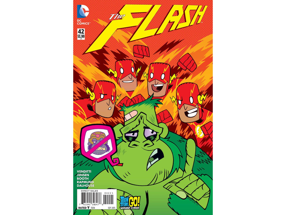 Comic Books DC Comics - Flash 042 - TEEN TITANS GO! Variant - 2211 - Cardboard Memories Inc.