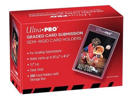 Supplies Ultra Pro - Tall Graded Card Submission - Semi-Rigid Trading Card Holders - Cardboard Memories Inc.