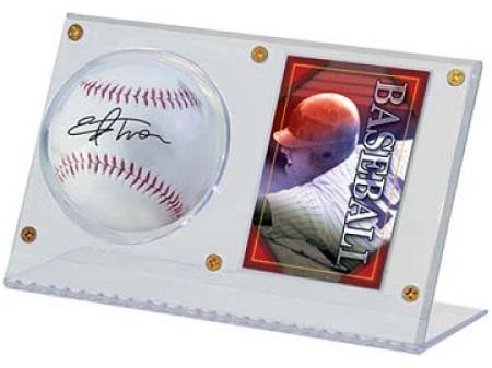 Supplies Ultra Pro - Acrylic Ball and Trading Card Holder - Cardboard Memories Inc.