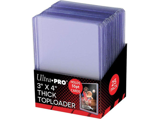 Supplies Ultra Pro - Top Loaders - 3x4 - Thick 55pt - Package of 25 - Cardboard Memories Inc.