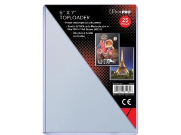 Supplies Ultra Pro - Top Loaders - 5x7 - Package of 25 - Cardboard Memories Inc.