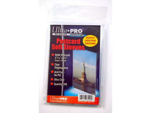 Supplies Ultra Pro - Postcard Soft Sleeves - Package of 100 - Cardboard Memories Inc.