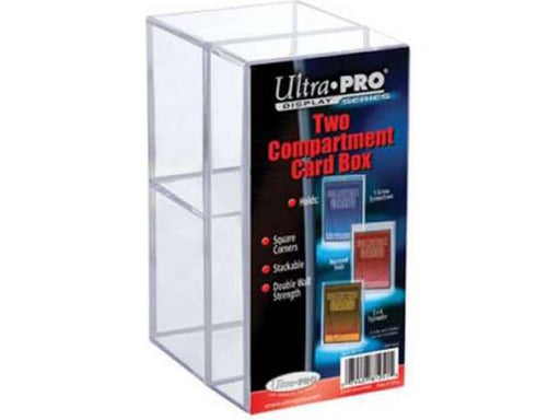 Supplies Ultra Pro - Two (2) Compartment Card Box - Cardboard Memories Inc.
