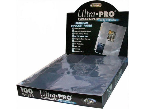 Supplies Ultra Pro - 9 Pocket Binder Pages - 10 Box Case - Cardboard Memories Inc.