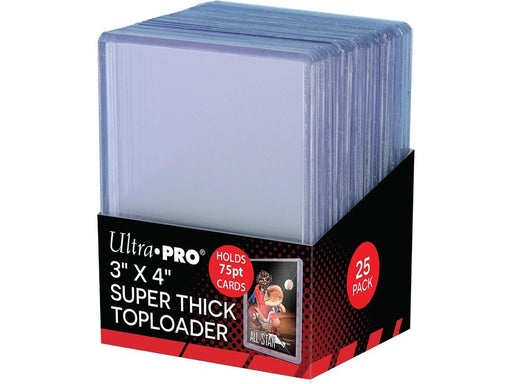 Supplies Ultra Pro - Top Loaders - 3x4 Super Thick 75pt Pack - Cardboard Memories Inc.