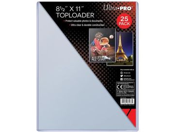 Supplies Ultra Pro - Top Loaders - 8.5 x 11 for Photos and Documents Package of 25 - Cardboard Memories Inc.