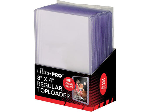 Supplies Ultra Pro - Top loaders - 3x4 Regular 35pt with Sleeves Combo - Cardboard Memories Inc.