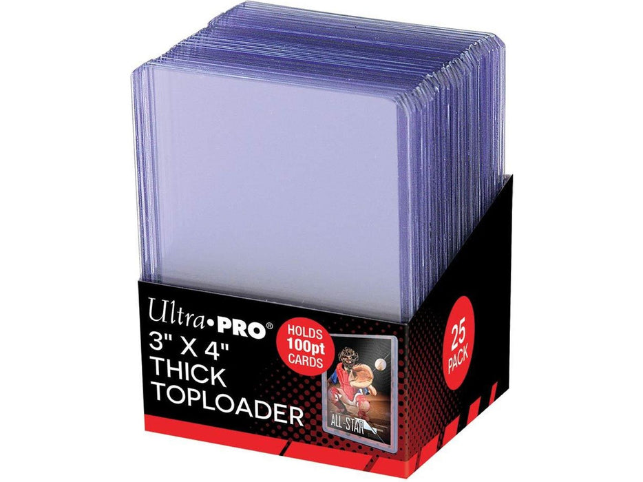 Supplies Ultra Pro - Top Loaders - 3x4 Thick - 100pt - Cardboard Memories Inc.