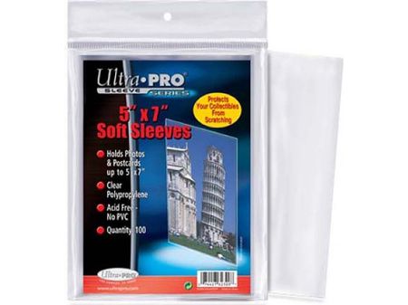 Supplies Ultra Pro - 5x7 Soft Sleeves - Cardboard Memories Inc.
