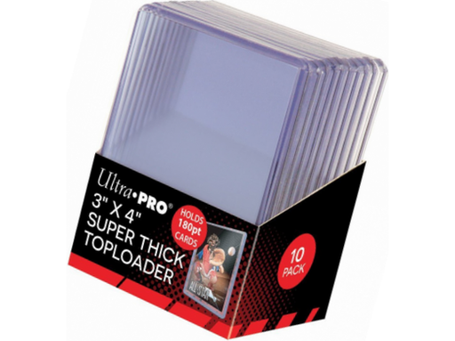 Supplies Ultra Pro - Top Loaders - 3x4 Super Thick 180pt Pack - Cardboard Memories Inc.