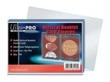Supplies Ultra Pro - Vertical Booklet Card Soft Sleeves - Cardboard Memories Inc.