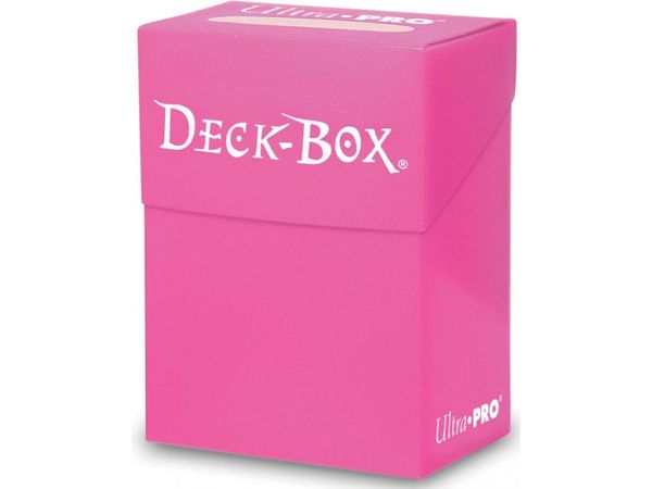 Supplies Ultra Pro - Deck Box - Bright Pink - Cardboard Memories Inc.