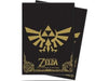 Supplies Ultra Pro - Deck Protectors - Standard Size - 65 Count Legend of Zelda Black with Gold Crest - Cardboard Memories Inc.