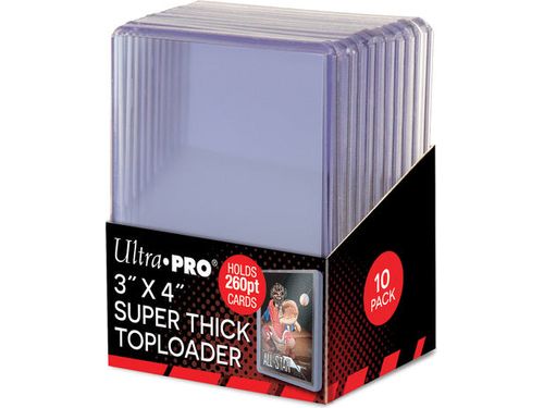 Supplies Ultra Pro - Top Loaders - 3x4 Super Thick 260pt Pack - Cardboard Memories Inc.