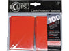 Supplies Ultra Pro - Eclipse Matte Deck Protectors - Standard Size - 100 Count Red - Cardboard Memories Inc.