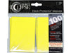 Supplies Ultra Pro - Eclipse Matte Deck Protectors - Standard Size - 100 Count Yellow - Cardboard Memories Inc.