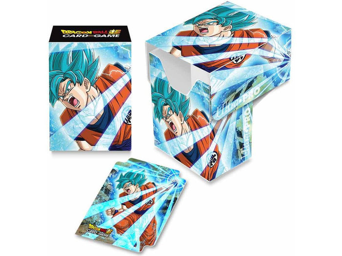 Supplies Ultra Pro - Deck Box - Dragon Ball Super - Saiyan Blue - Cardboard Memories Inc.