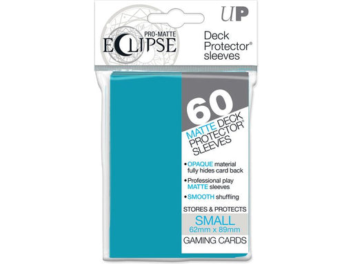 Supplies Ultra Pro - Eclipse Matte Deck Protectors - Small Card Sleeves 60ct - Sky Blue - Cardboard Memories Inc.