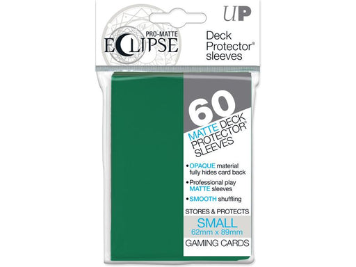 Supplies Ultra Pro - Eclipse Matte Deck Protectors - Small Card Sleeves 60ct - Forest Green - Cardboard Memories Inc.