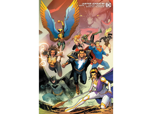 Comic Books DC Comics - Justice League 059 - Wraparound Variant Edition (Cond. VF-) - 11010 - Cardboard Memories Inc.