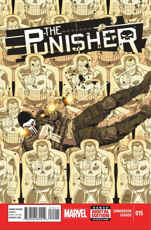 Comic Books, Hardcovers & Trade Paperbacks Marvel Comics - The Punisher (2014 10th Series) 015 (Cond. FN) - 1958 - Cardboard Memories Inc.