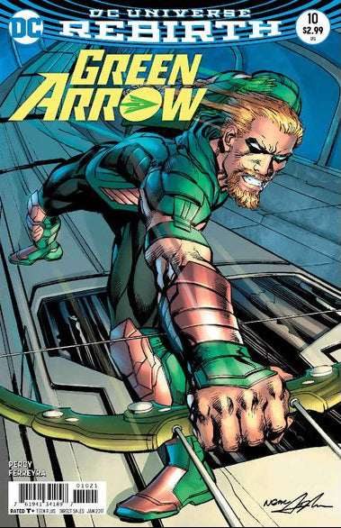 Comic Books DC Comics - Green Arrow (2016 5th Series) 010 - Cover B Variant Edition (Cond. FN-) - 4270 - Cardboard Memories Inc.