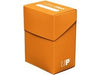 Supplies Ultra Pro - Deck Box - Pumpkin Orange - Cardboard Memories Inc.