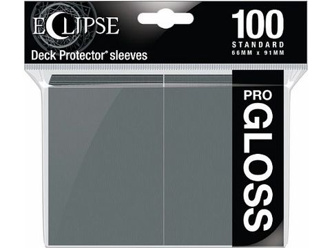 Supplies Ultra Pro - Eclipse Gloss Deck Protectors - Standard Size - 100 Count Smoke Grey - Cardboard Memories Inc.