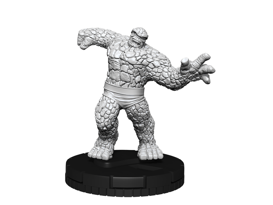Collectible Miniature Games Wizkids - Marvel - HeroClix - Unpainted Miniatures - Deep Cuts - Fantastic Four - The Thing - 84817 - Cardboard Memories Inc.