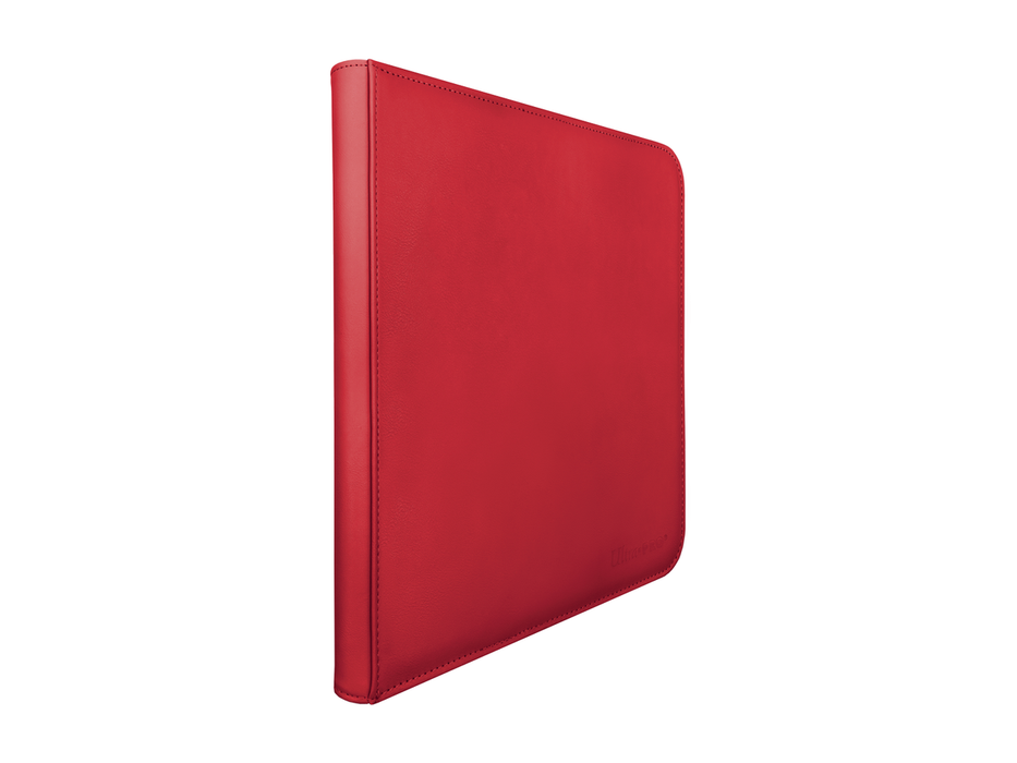 Supplies Ultra Pro - 12 Pocket Pro Zipper Binder - Red - Cardboard Memories Inc.
