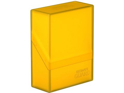 Supplies Ultimate Guard - Boulder Deck Case - Amber - 40+ - Cardboard Memories Inc.