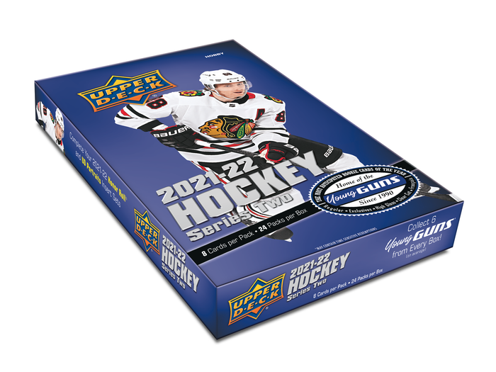 Sports Cards Upper Deck - 2021-22 - Hockey - Series 2 - Trading Card Hobby Box - Cardboard Memories Inc.