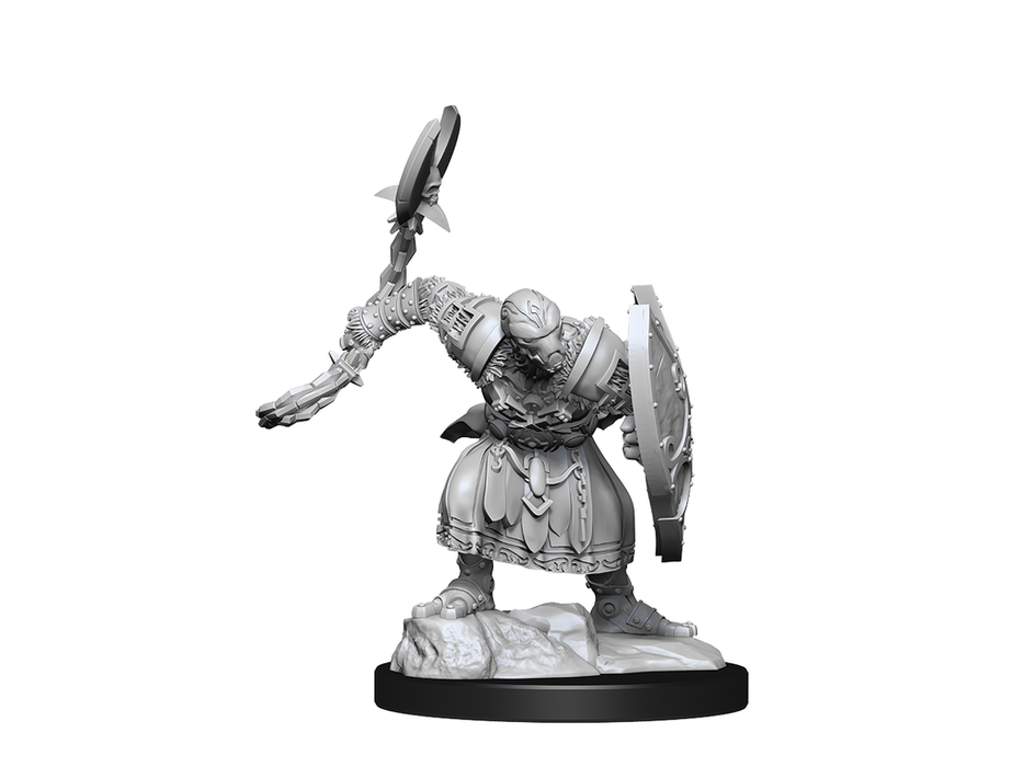 Role Playing Games Wizkids - Dungeons and Dragons - Unpainted Miniature - Nolzurs Marvellous Miniatures - Warforged Barbarian - 90235 - Cardboard Memories Inc.