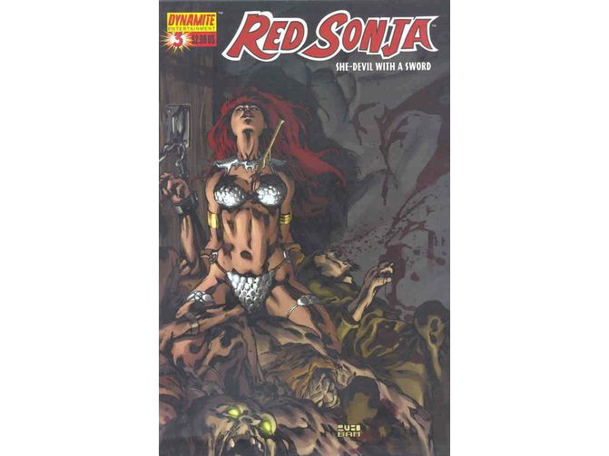 Comic Books Dynamite Entertainment - Red Sonja (2005) 003 - CVR D Variant Edition (Cond. FN/VF) - 13030 - Cardboard Memories Inc.