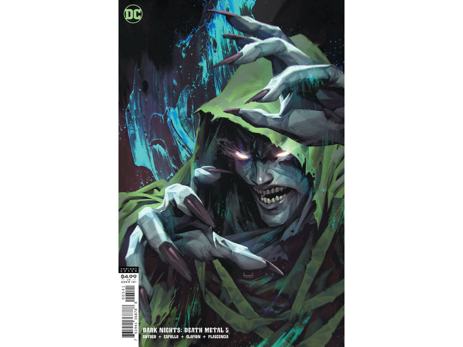 Comic Books DC Comics - Dark Nights Death Metal 005 of 7 - Card Stock B Rex Variant Edition (Cond. VF-) - 8890 - Cardboard Memories Inc.