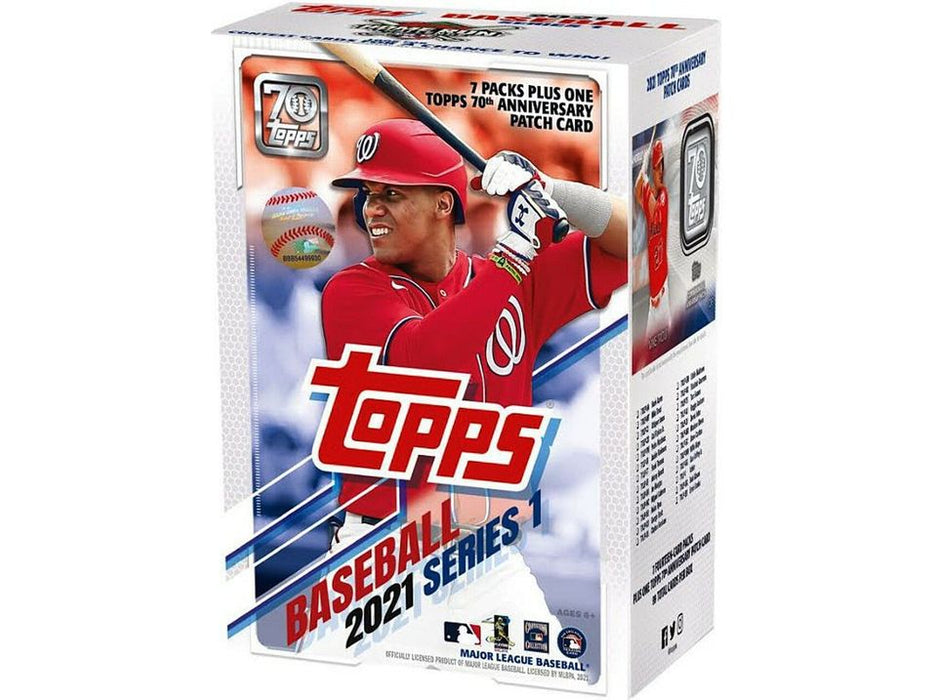 Sports Cards Topps - 2021 - Baseball - Series 1 - Trading Card Blaster Box - Cardboard Memories Inc.