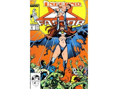 Comic Books Marvel Comics - X-Factor (1986 1st Series) 037 (Cond. FN/VF DAMAGED) - 12154 - Cardboard Memories Inc.