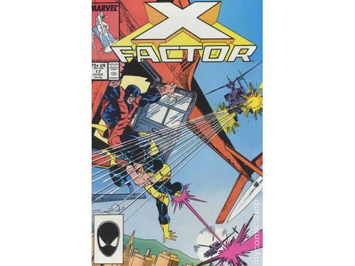Comic Books Marvel Comics - X-Factor (1986 1st Series) 017 (Cond. FN/VF DAMAGED) - 12164 - Cardboard Memories Inc.