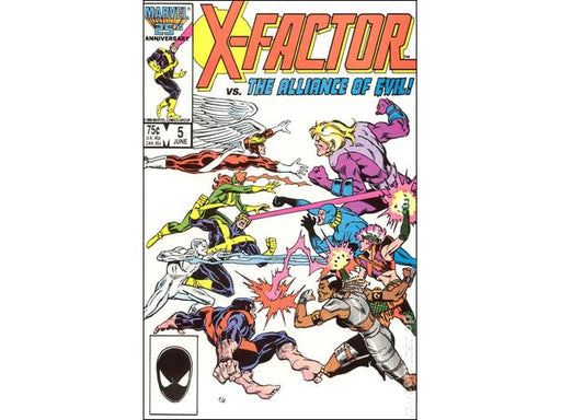 Comic Books Marvel Comics - X-Factor (1986 1st Series) 005 (Cond. FN+ DAMAGED) - 12149 - Cardboard Memories Inc.