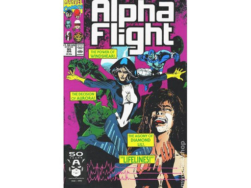 Comic Books Marvel Comics - Alpha Flight (1983 1st Series) 095 - 7600 - Cardboard Memories Inc.