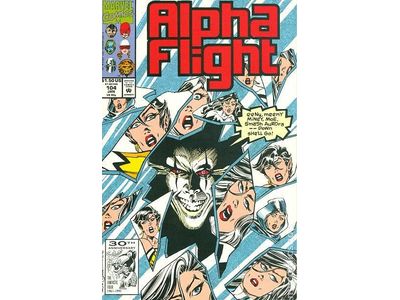 Comic Books Marvel Comics - Alpha Flight (1983 1st Series) 104 - 7605 - Cardboard Memories Inc.