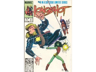 Comic Books Marvel Comics - Longshot (1985 Limited Series) 004 (Cond. FN) - 15998 - Cardboard Memories Inc.