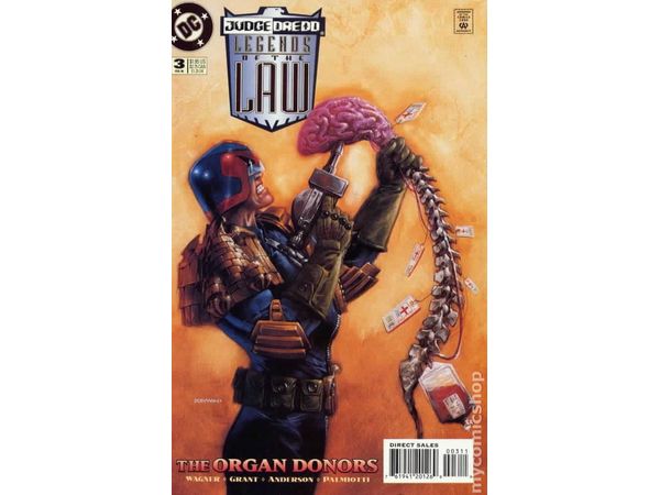 Comic Books DC Comics - Judge Dredd Legends of The Law (1994) 003 (Cond. FN/VF) - 13734 - Cardboard Memories Inc.