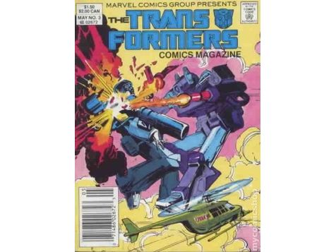Comic Books, Hardcovers & Trade Paperbacks Marvel Comics - Transformers Comic Magazine Digest (1987) 003 (Cond. FN-) - 14658 - Cardboard Memories Inc.